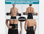 Bodyprox Breathable Back Brace Back Support Brace for Men and Women. (X-Large)